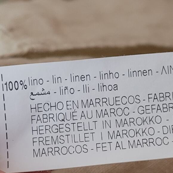 Zara Stone Oversized Linen Shirt size medium Blogger Favorite - Picture 10 of 10